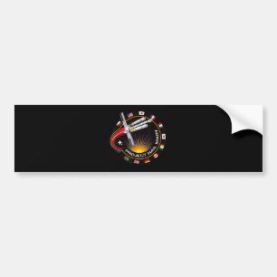 Space Mission Patch Bumper Sticker