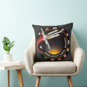 Space Mission Patch Cushion
