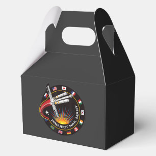 Space Mission Patch Favour Box