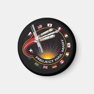 Space Mission Patch Magnet