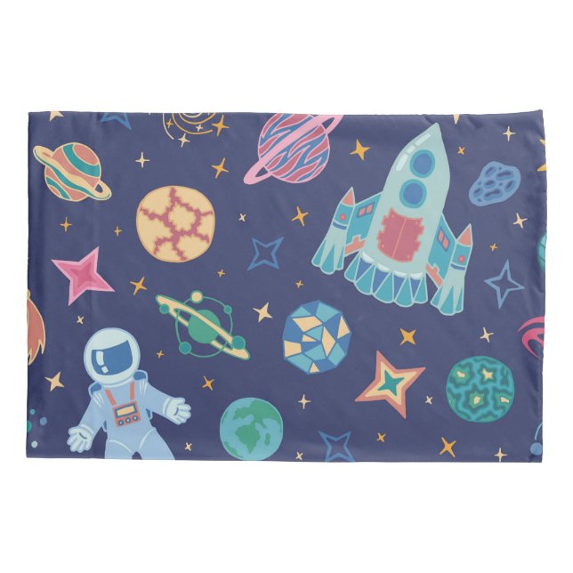 Space Mission Pillowcase (Back)