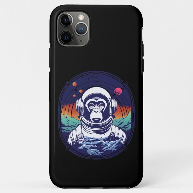 Space Monkey Astronaut Case-Mate iPhone Case (Back)