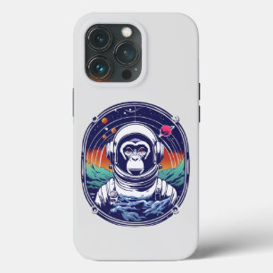 Space Monkey Astronaut iPhone 13 Pro Case