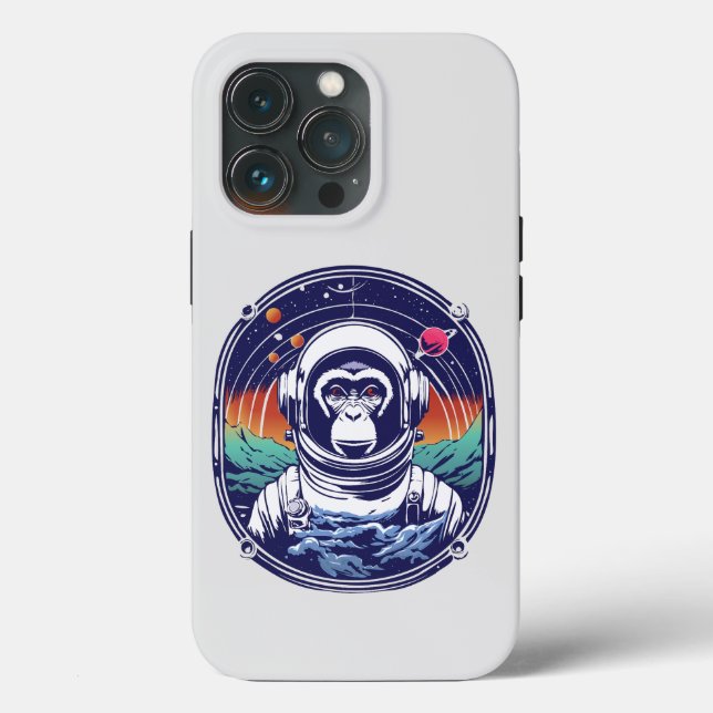 Space Monkey Astronaut Case-Mate iPhone Case (Back)