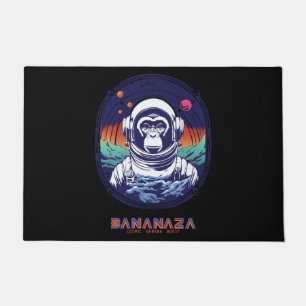 Space Monkey Astronaut Doormat