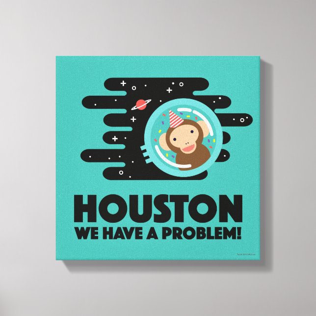 Space Monkey Canvas Print (Front)