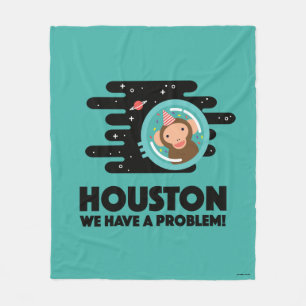 Space Monkey Fleece Blanket