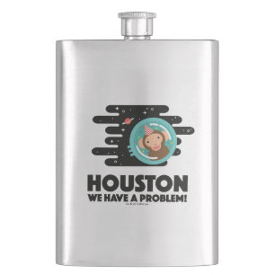 Space Monkey Hip Flask