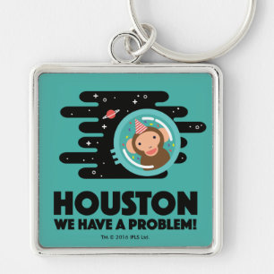Space Monkey Key Ring
