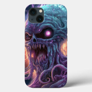Space Monster Horror Art iPhone 13 Case
