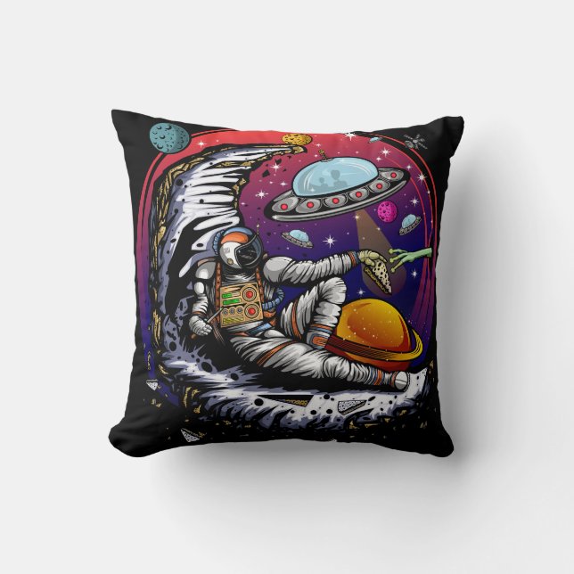Space Moon Cheese Cushion (Front)