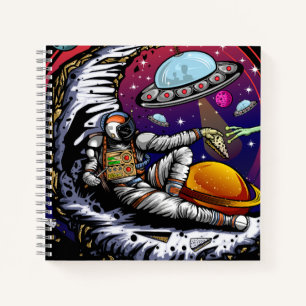 Space Moon Cheese Notebook