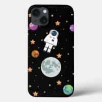 Space moon iPhone / iPad case
