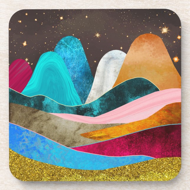Space Mountains Coaster (Front)