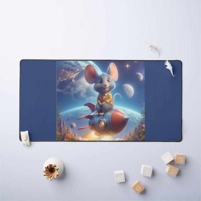 Space Mouse Desk Mat (Kids Table)