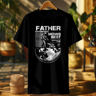 Space Mower Dad Shirt   Astronaut Lawn Humour