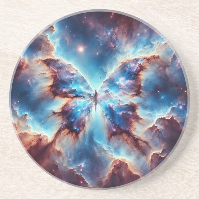 Space Nebula Butterfly Coaster (Front)
