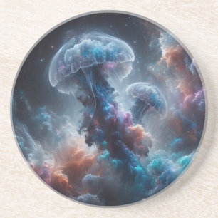 Space Nebula Jellyfish Coaster