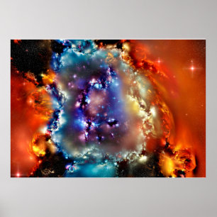 SPACE NEBULA POSTER