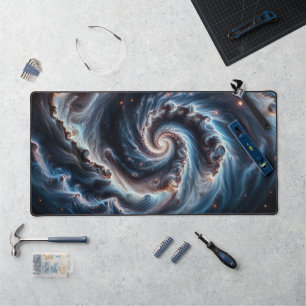 Space Nebula - Spiral Desk Mat