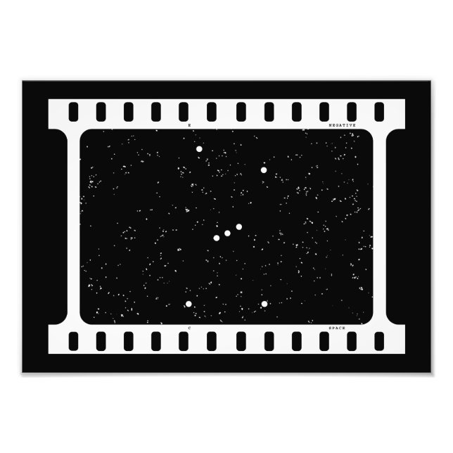 Space Negative photo print (Front)
