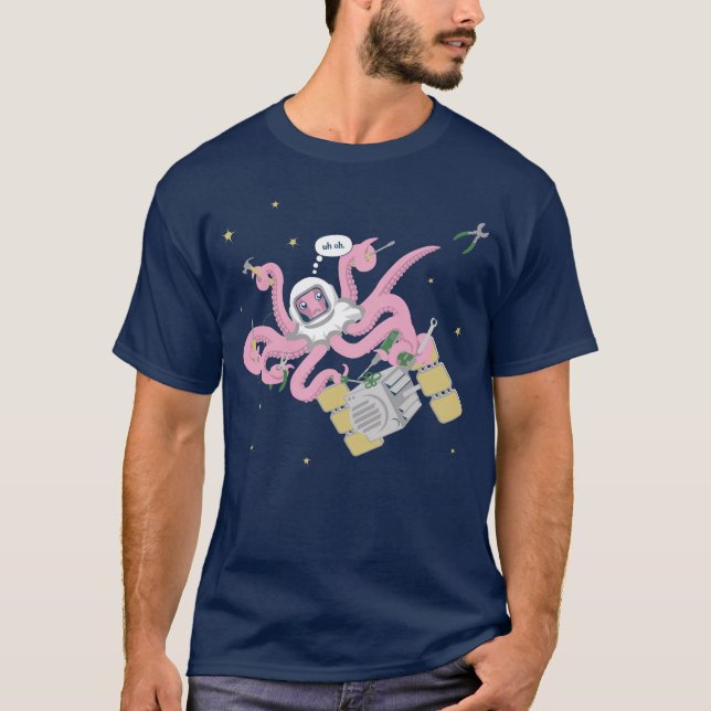 Space Octopus: Men's Tee (Front)