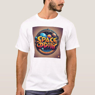 Space Oddity by Oddball Cow T-Shirt