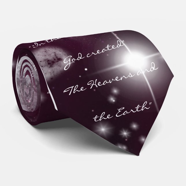 Space Odyssey Creation Men's Tie (Rolled)