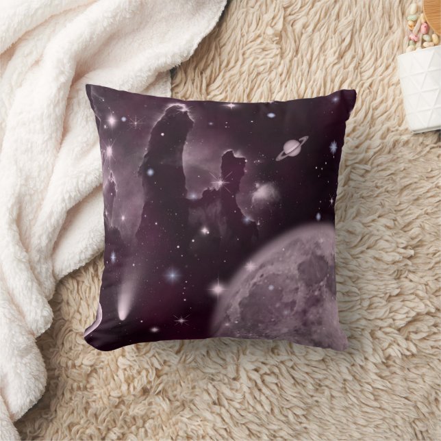 Space Odyssey Throw Pillow (Blanket)