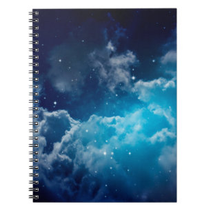 Space of night sky with cloud and starssky,night,b notebook