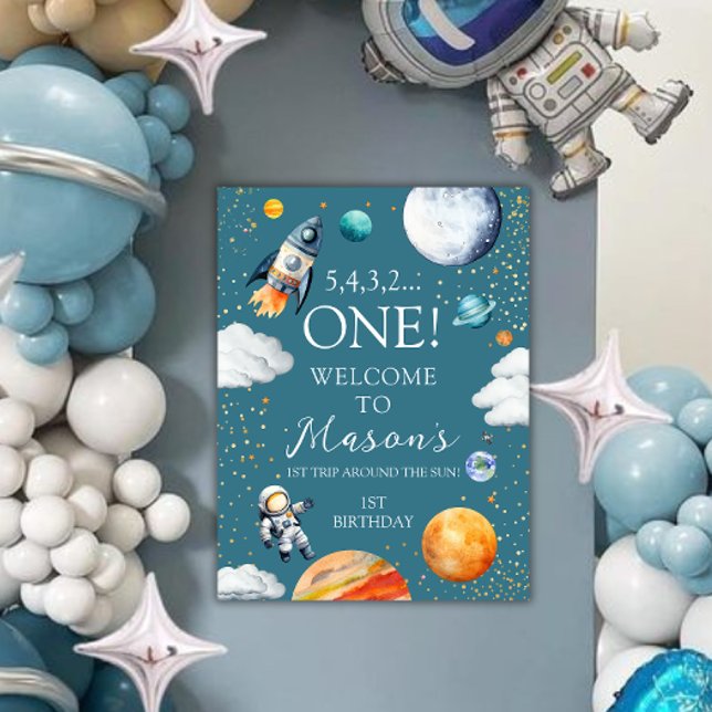 Space ONE 1st Birthday Welcome Poster (Creator Uploaded)