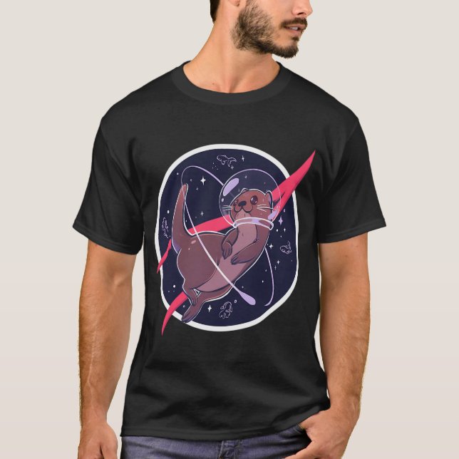 Space otter T-Shirt (Front)