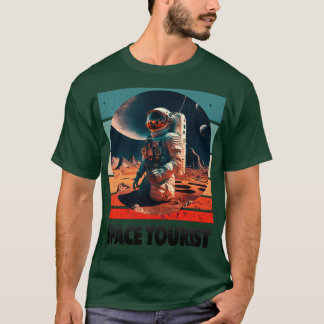 Space ourist Outer Space Outer Space Astronaut Lon T-Shirt