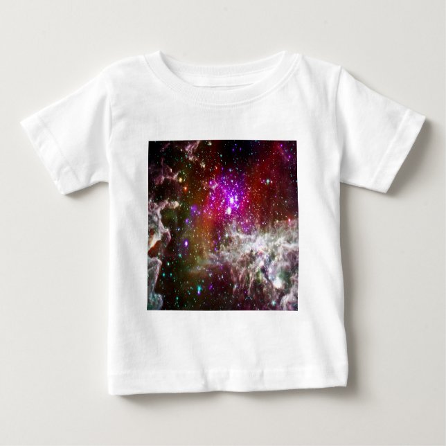 Space - Pacman Nebula Baby T-Shirt (Front)