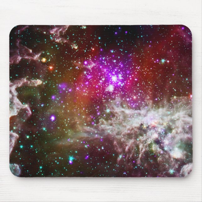 Space - Pacman Nebula Mouse Pad (Front)