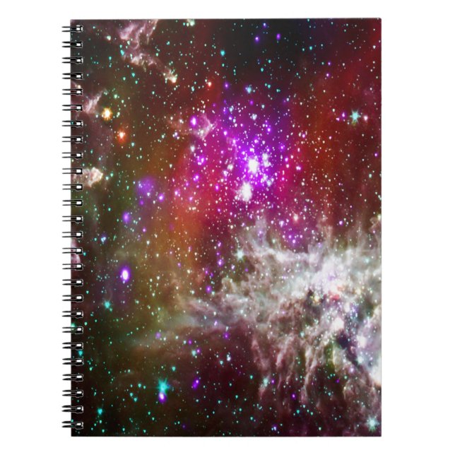 Space - Pacman Nebula Notebook (Front)