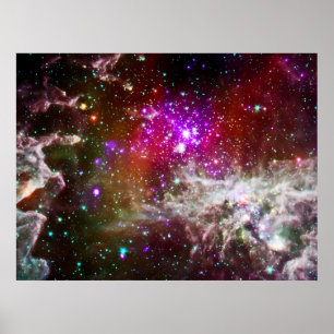 Space - Pacman Nebula Poster