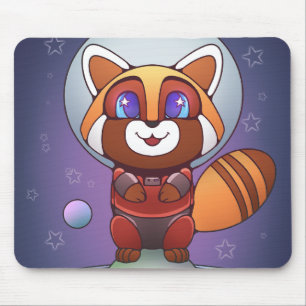 Space Panda Chippy! Mouse Pad