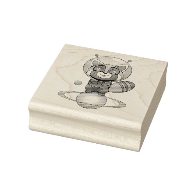 Space Panda Chippy! Rubber Stamp (Stamp)