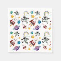Space Paper Napkins, Galaxy Party Supplies