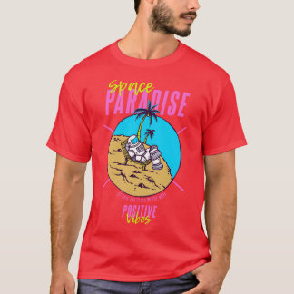 Space Paradise Summer Retro Vibes T-Shirt