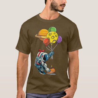Space Party Astronaut Birthday Outer Space Birthda T-Shirt