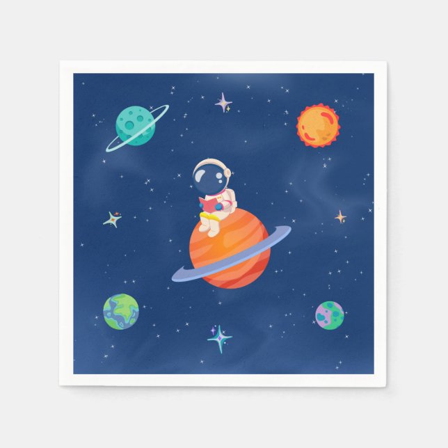 Space Party Collection! Napkin (Front)