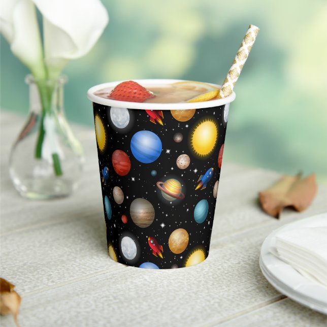 Space Party  Paper Cups (Insitu)