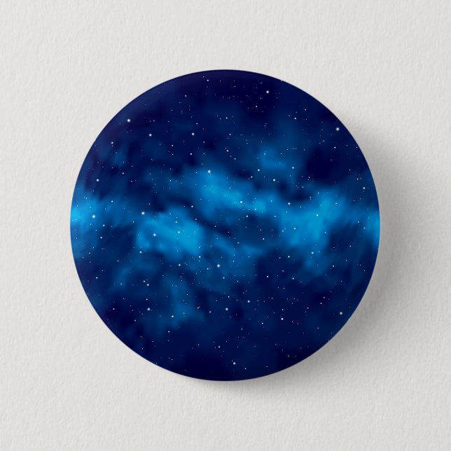 Space pattern 6 cm round badge (Front)