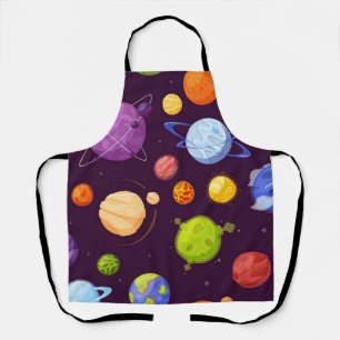 Space pattern apron