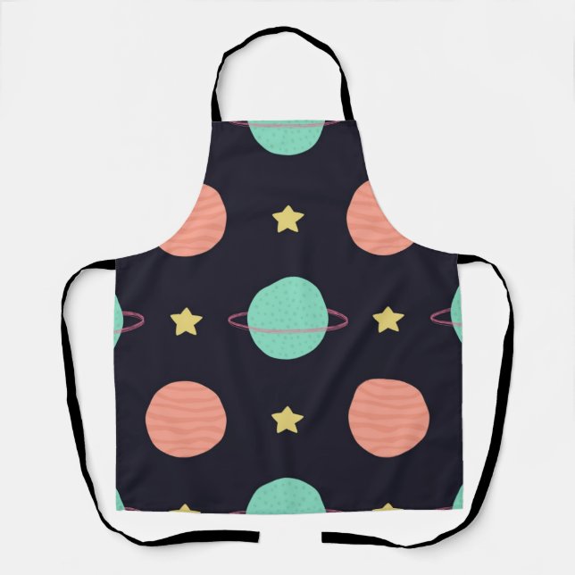 Space pattern apron (Front)