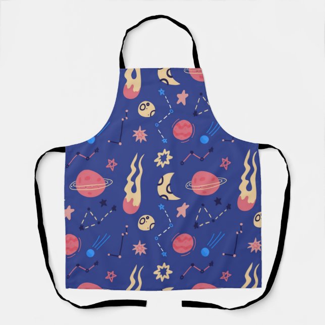 Space pattern apron (Front)