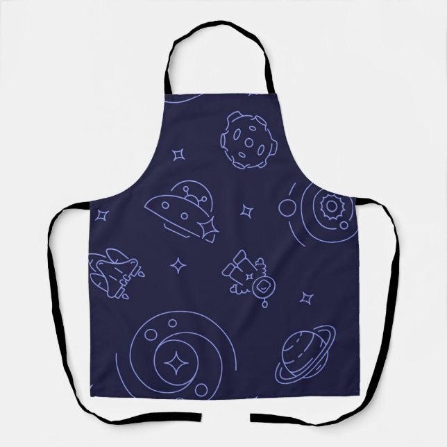 Space pattern apron (Front)