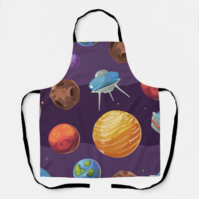 Space pattern apron (Front)